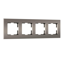 Рамка на 4 поста Werkel Slab бронза матовый W0042963 4690389193538