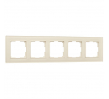 Рамка на 5 постов Werkel Favorit молочный W0051141 4690389183461