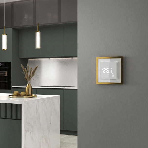 Рамка Werkel Baguette на 1 пост белый/золотистая латунь W0012853 a072282