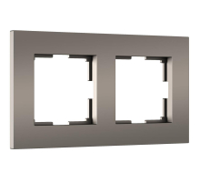 Рамка Werkel Slab на 2 поста бронза матовый W0022963 4690389193408