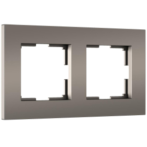 Рамка Werkel Slab на 2 поста бронза матовый W0022963 4690389193408
