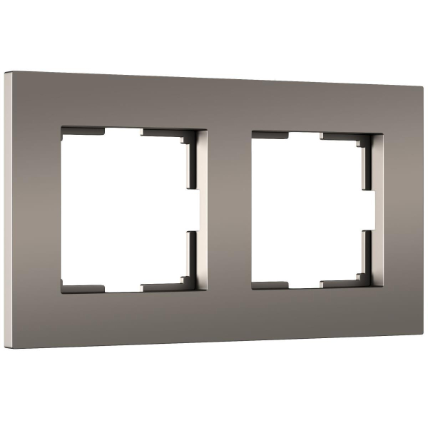 Рамка Werkel Slab на 2 поста бронза матовый W0022963 4690389193408