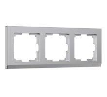 Рамка на 3 поста Werkel Stark серебряный W0031806 4690389161858