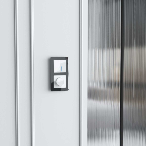 Рамка Werkel Acrylic на 2 поста черный W0022708 4690389184857