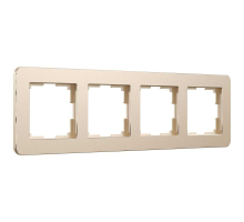 Рамка Werkel Platinum на 4 поста шампань W0042611 4690389184529