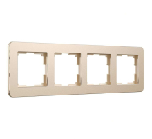 Рамка Werkel Platinum на 4 поста шампань W0042611 4690389184529