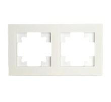 Рамка 2-постовая Stekker Катрин белый матовый GFR00-7002-01M 49595