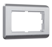 Рамка для двойной розетки Werkel Stream серебряный W0082106 4690389162565