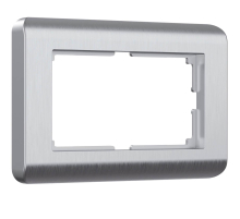 Рамка для двойной розетки Werkel Stream серебряный W0082106 4690389162565