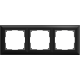 Рамка Werkel Fiore на 3 поста черный матовый W0032208 4690389160417