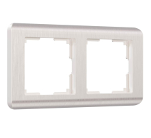 Рамка на 2 поста Werkel Stream перламутровый W0022113 4690389162251