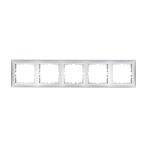 Рамка LK Studio 5-постовая (серебристый металлик) LK60 864503-1