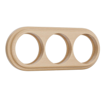 Рамка Werkel Legend на 3 поста светлый бук W0035224 4690389166587