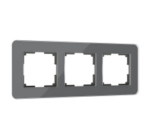 Рамка Werkel Elite на 3 поста графит W0032440 4690389180774