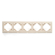 Рамка 5-постовая Stekker Эрна слоновая кость PFR00-9005-02 39621