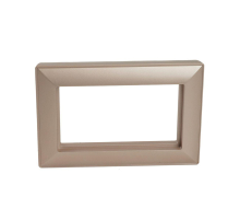 Рамка 2-местная (без перемычки), пластик, Stekker, PFR00-7012-02 Катрин, шампань 50049