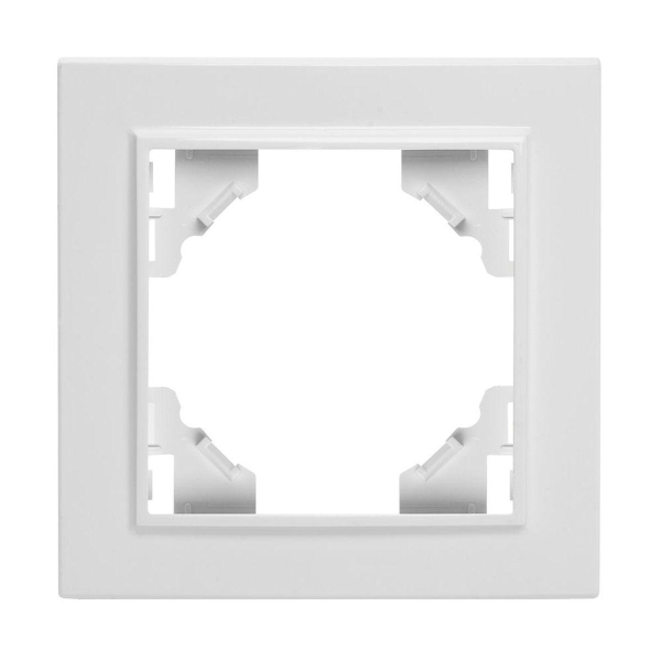 Рамка 1-постовая Stekker Эрна белый PFR00-9001-01 39623
