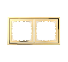 Рамка LK Studio 2-постовая (золото) CLASSIC 894216-1