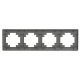 Рамка 5-постовая Stekker Катрин графит PFR00-7005-06 39811