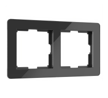 Рамка Werkel Acrylic на 2 поста черный W0022708 4690389184857