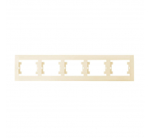 Рамка Makel 5-м Defne горизонт. крем. 42010705