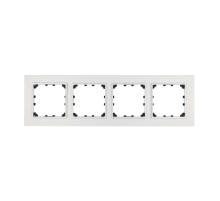 Рамка LK Studio 4-постовая из натурального анодированного алюминия LK60 864423-1