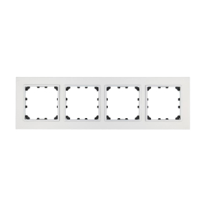 Рамка LK Studio 4-постовая из натурального анодированного алюминия LK60 864423-1