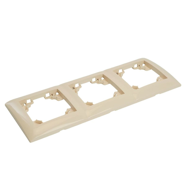 Рамка 3-постовая Stekker Эрна Элегант слоновая кость PFR00-9013-02 49668