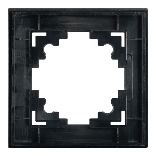 Рамка 1-постовая Stekker Катрин черный GFR00-7001-05 39518