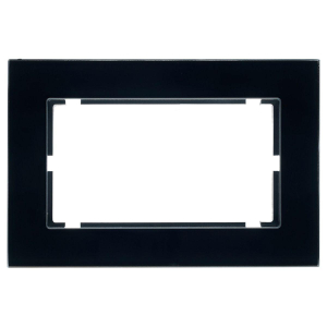 Рамка 2-модульная Stekker Катрин черный GFR00-7012-05 39571