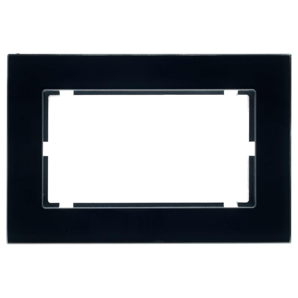 Рамка 2-модульная Stekker Катрин черный GFR00-7012-05 39571