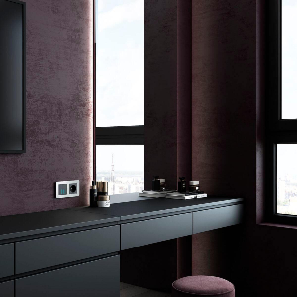 Рамка Werkel Platinum на 2 поста алюминий W0022606 4690389184444 Рамка Werkel Platinum на 2 поста алюминий W0022606 4690389184444