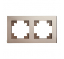 Рамка 2-постовая Stekker Катрин шампань GFR00-7002-02 39528