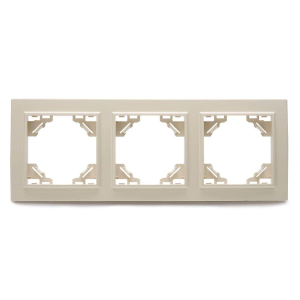 Рамка 3-постовая Stekker Эрна слоновая кость PFR00-9003-02 39242