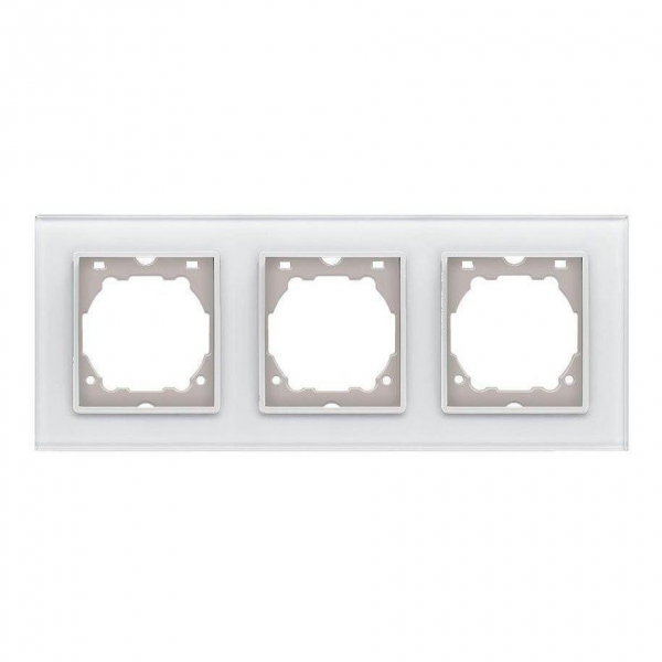 Рамка 3-постовая Vesta-Electric Exclusive White белый FRM050206SER Рамка 3-постовая Vesta-Electric Exclusive White белый FRM050206SER