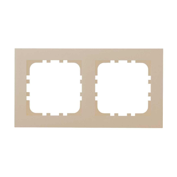 Рамка 2-постовая LK Studio (шампань) LK80 FLAT, 844206-1 Рамка 2-постовая LK Studio (шампань) LK80 FLAT, 844206-1