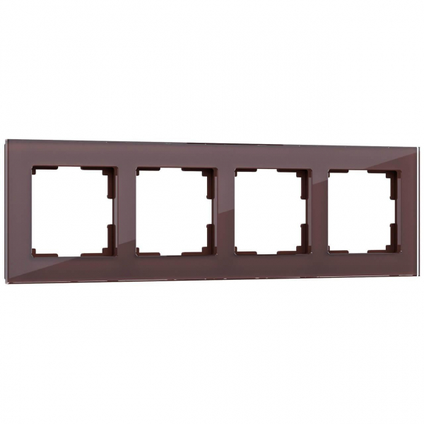 Рамка на 4 поста Werkel Favorit мокко W0041118 4690389160059 Рамка на 4 поста Werkel Favorit мокко W0041118 4690389160059