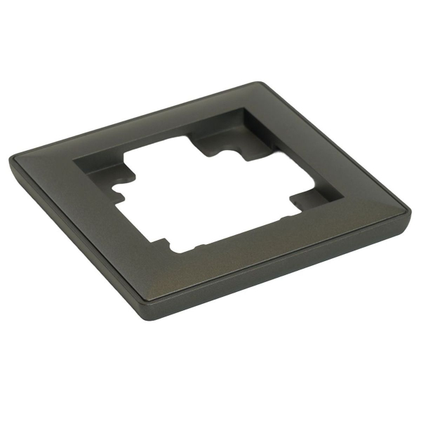 Рамка 1-постовая Stekker Катрин графит PFR00-7001-06 39807