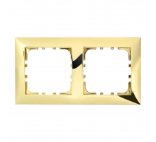 Рамка LK Studio 2-постовая (золото) LK60 864216-1