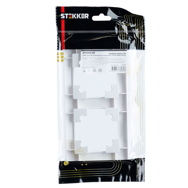 Рамка 2-постовая Stekker Катрин белый PFR00-7002-01 39793