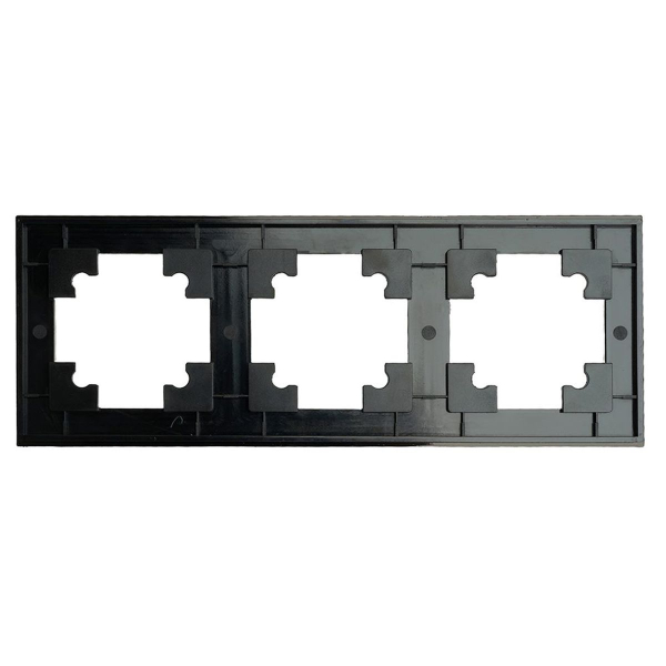 Рамка 3-постовая Stekker Катрин черный матовый GFR00-7003-05М 49602