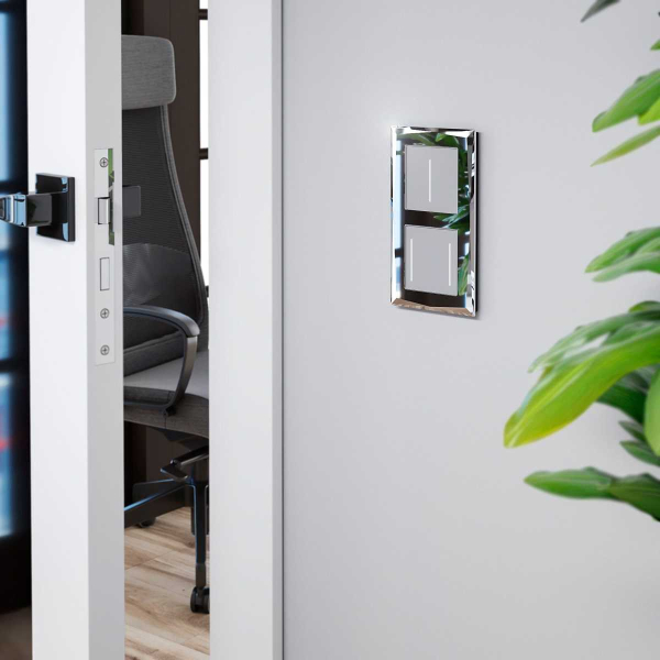 Рамка на 2 поста Werkel Diamant зеркальный W0021220 4690389158827