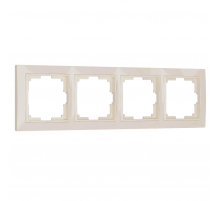 Рамка на 4 поста Werkel Snabb basic слоновая кость W0042003 4690389161438