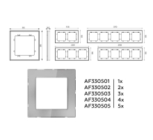 Рамка AMBRELLA VOLT AF330502