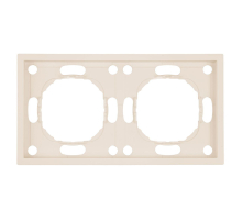 Рамка Stekker, PFR00-5002-08 2-местная Эмили, кашемир, soft touch 49911