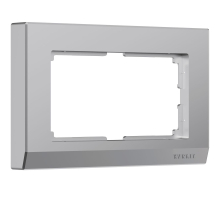 Рамка для двойной розетки Werkel Stark серебряный W0081806 4690389162091
