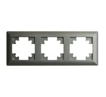 Рамка 3-постовая Stekker Катрин графит PFR00-7003-06 39809
