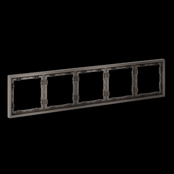 Рамка пластиковая S70 на 5 пост, (капучино) Voltum VLS100514