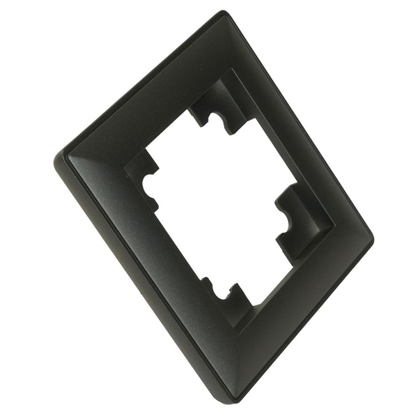 Рамка 1-постовая Stekker Катрин графит PFR00-7001-06 39807