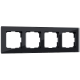 Рамка Werkel Favorit на 4 поста черный W0041108 4690389159954